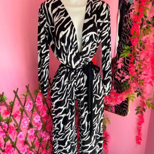 Jumpsuit estampado de zebra