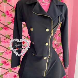 Vestido/abrigo botones